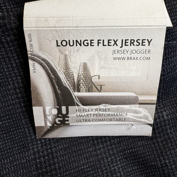 Brax Mens Chuck Modern Fit Blue Check 34/34 NWT Wonderful!!K - Picture 3 of 12